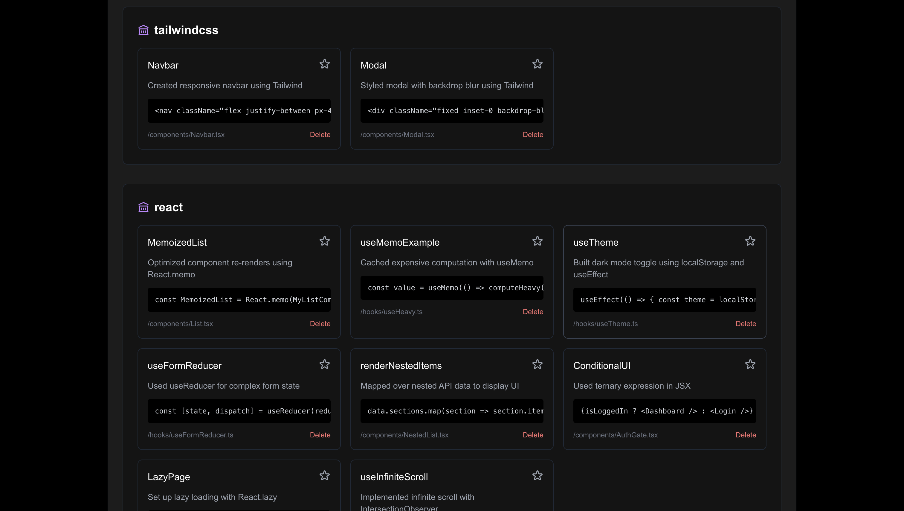 Dashboard Screenshot